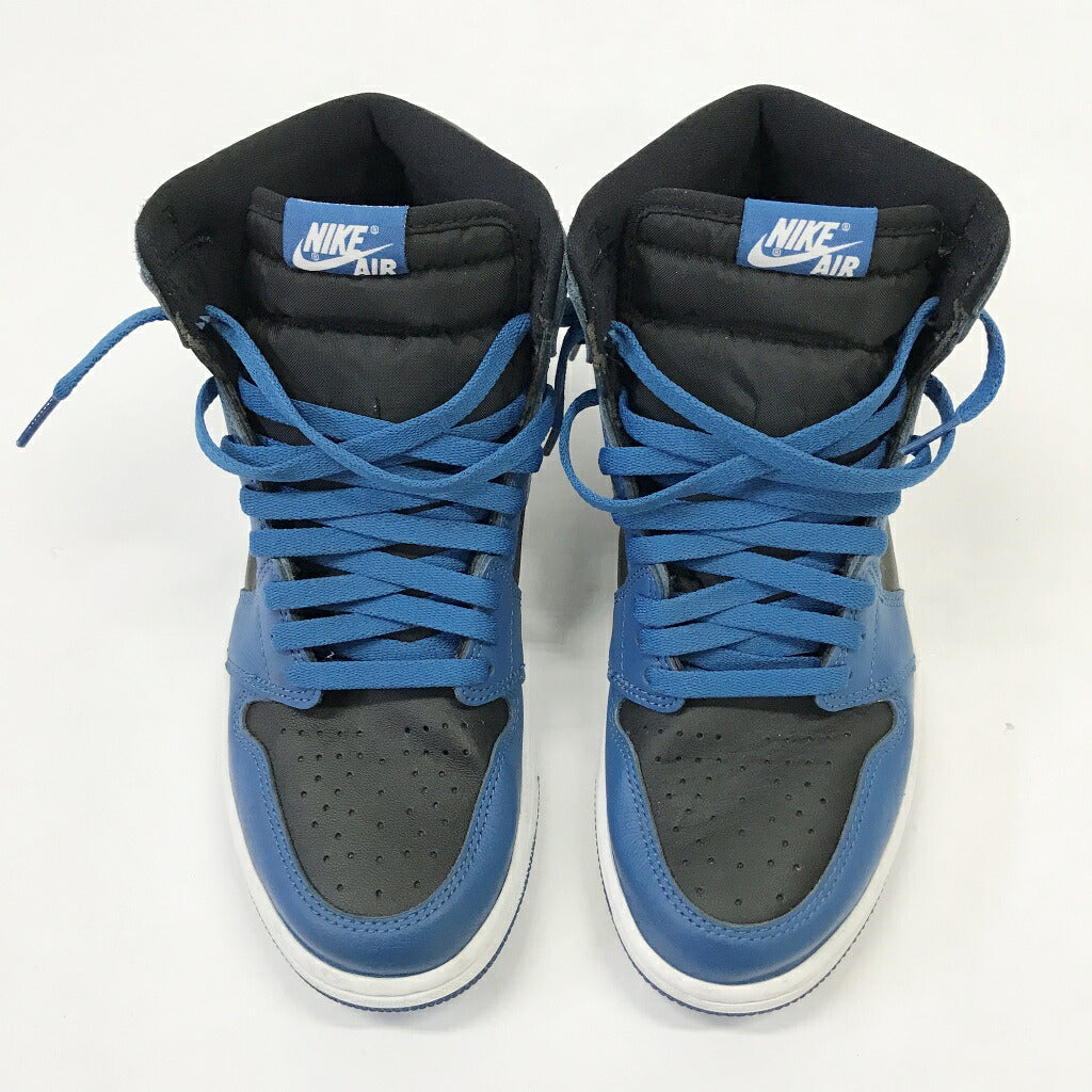 NIKE Air Jordan 1 Retro High OG Marina Sneakers Size 26.5