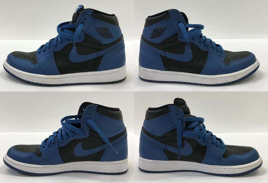 NIKE Air Jordan 1 Retro High OG Marina Sneakers Size 26.5