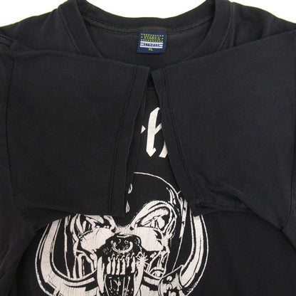 Motorhead 90s Black Logo Print T-Shirt Size XL