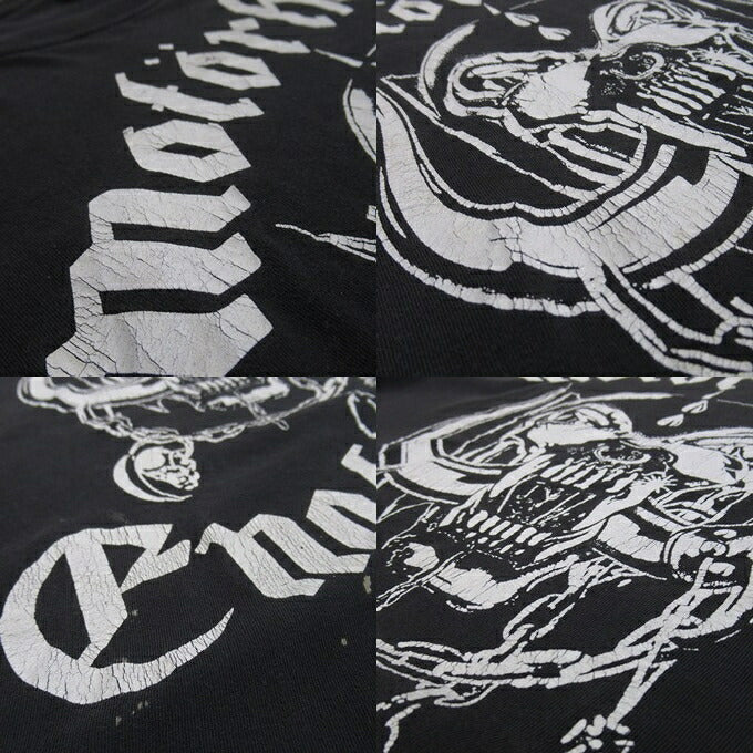 Motorhead 90s Black Logo Print T-Shirt Size XL