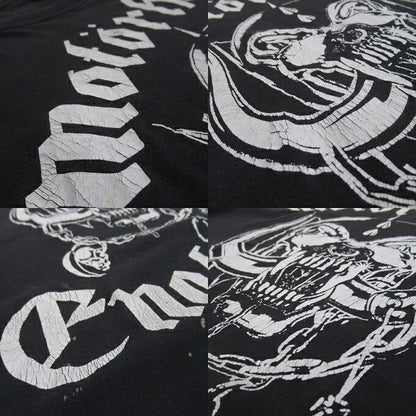 Motorhead 90s Black Logo Print T-Shirt Size XL