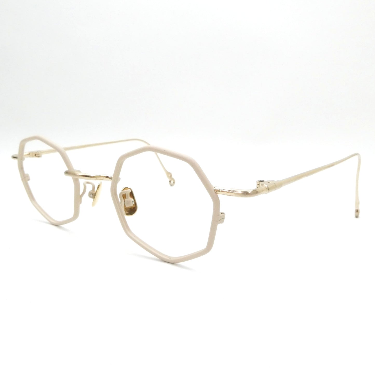 VioRou Hoseok Titanium Ivory Glasses Frame Size ONE SIZE
