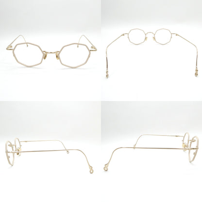VioRou Hoseok Titanium Ivory Glasses Frame Size ONE SIZE