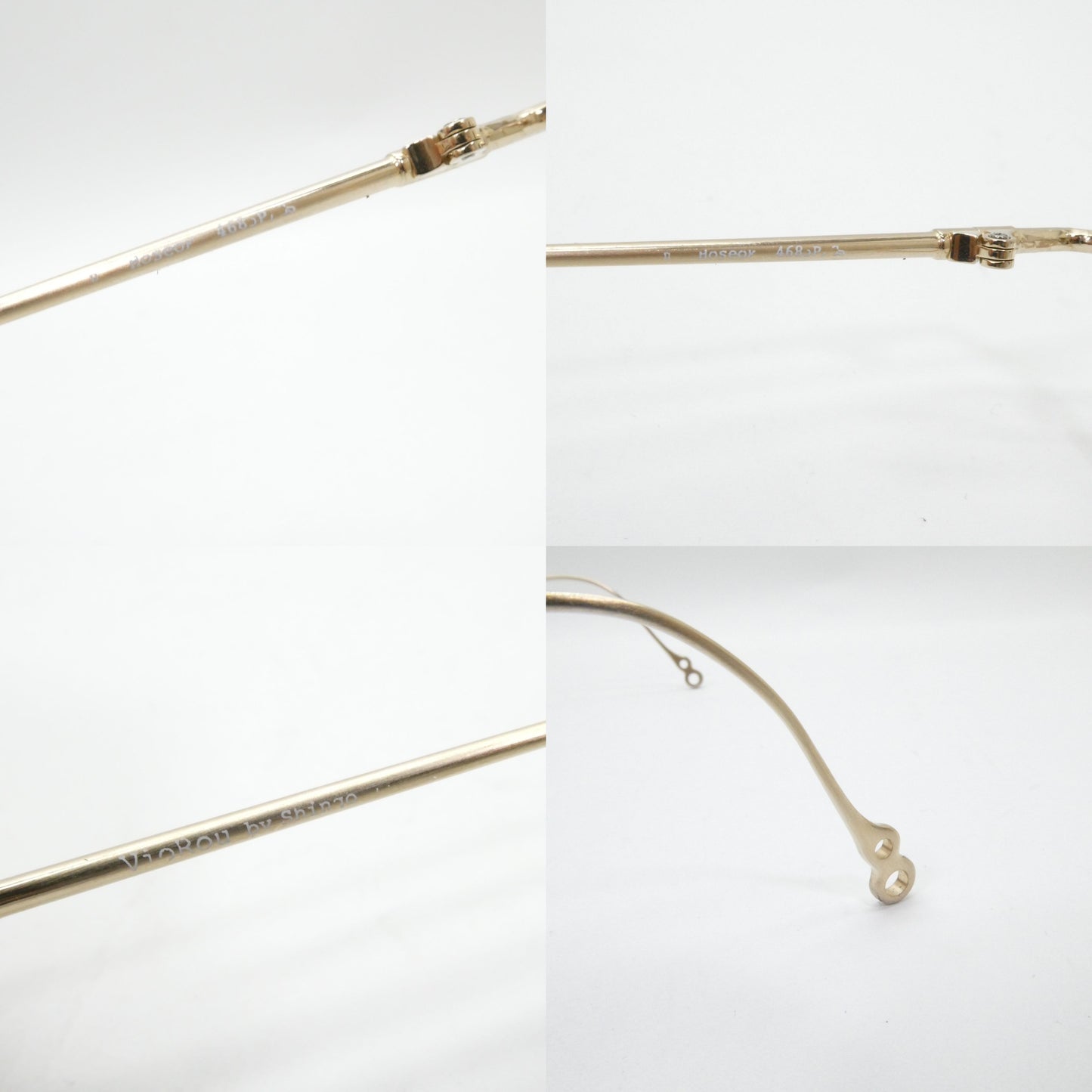 VioRou Hoseok Titanium Ivory Glasses Frame Size ONE SIZE