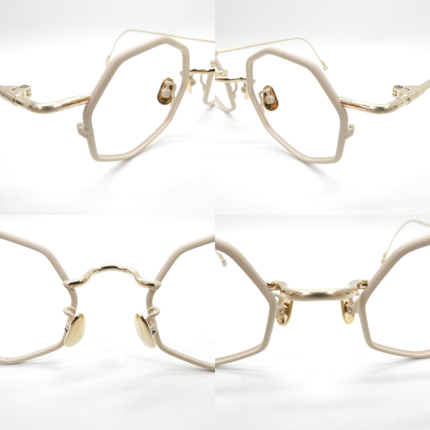 VioRou Hoseok Titanium Ivory Glasses Frame Size ONE SIZE