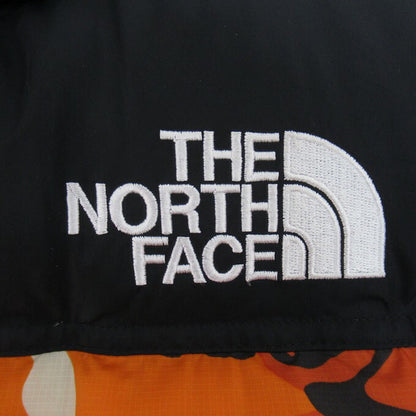 THE NORTH FACE Novelty Nuptse Jacket Black Orange Size M