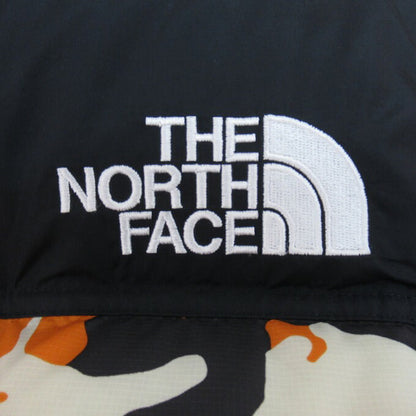 THE NORTH FACE Novelty Nuptse Jacket Black Orange Size M