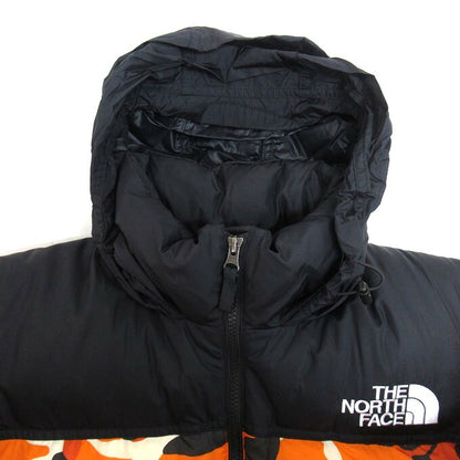 THE NORTH FACE Novelty Nuptse Jacket Black Orange Size M