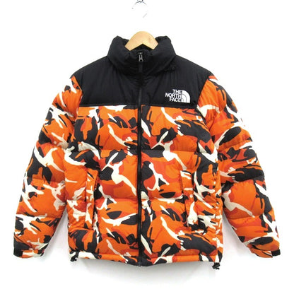 THE NORTH FACE Novelty Nuptse Jacket Black Orange Size M