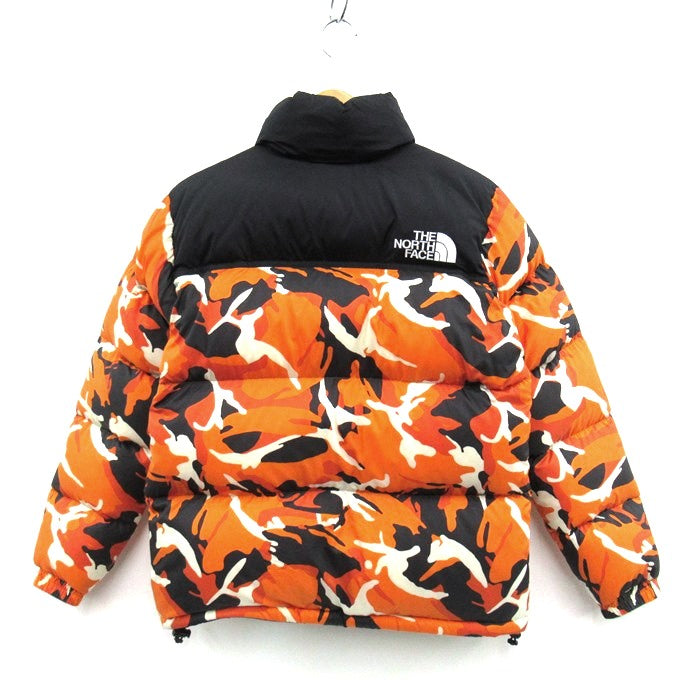THE NORTH FACE Novelty Nuptse Jacket Black Orange Size M