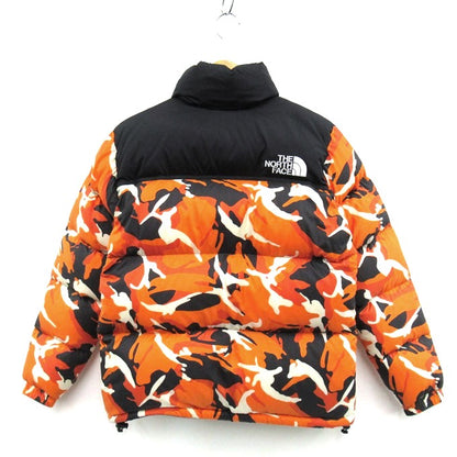 THE NORTH FACE Novelty Nuptse Jacket Black Orange Size M