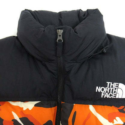 THE NORTH FACE Novelty Nuptse Jacket Black Orange Size M