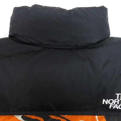 THE NORTH FACE Novelty Nuptse Jacket Black Orange Size M