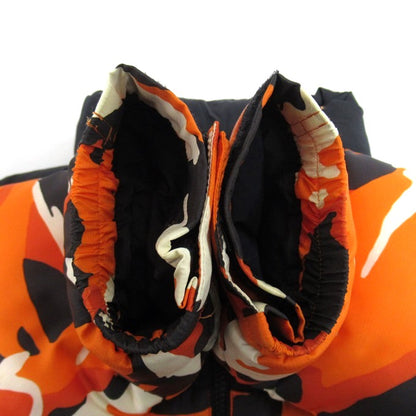 THE NORTH FACE Novelty Nuptse Jacket Black Orange Size M