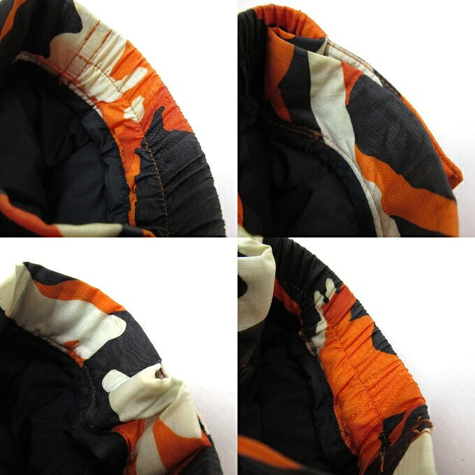 THE NORTH FACE Novelty Nuptse Jacket Black Orange Size M