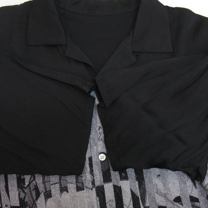 F-LAGSTUF-F x KOSUKE KAWAMURA 20SS Rayon Shirt Black Size XL