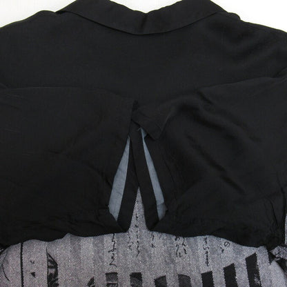 F-LAGSTUF-F x KOSUKE KAWAMURA 20SS Rayon Shirt Black Size XL