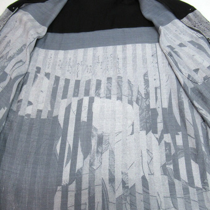 F-LAGSTUF-F x KOSUKE KAWAMURA 20SS Rayon Shirt Black Size XL