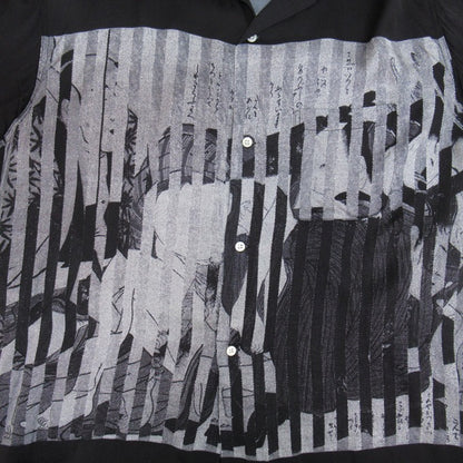 F-LAGSTUF-F x KOSUKE KAWAMURA 20SS Rayon Shirt Black Size XL