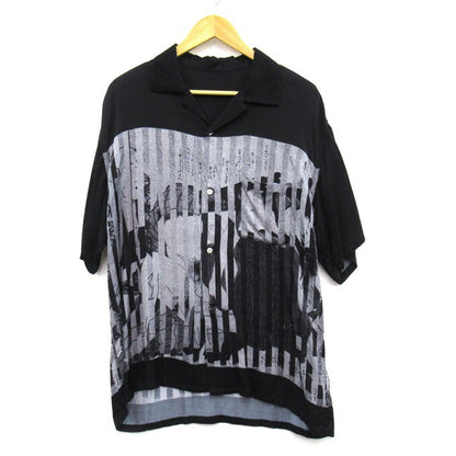 F-LAGSTUF-F x KOSUKE KAWAMURA 20SS Rayon Shirt Black Size XL