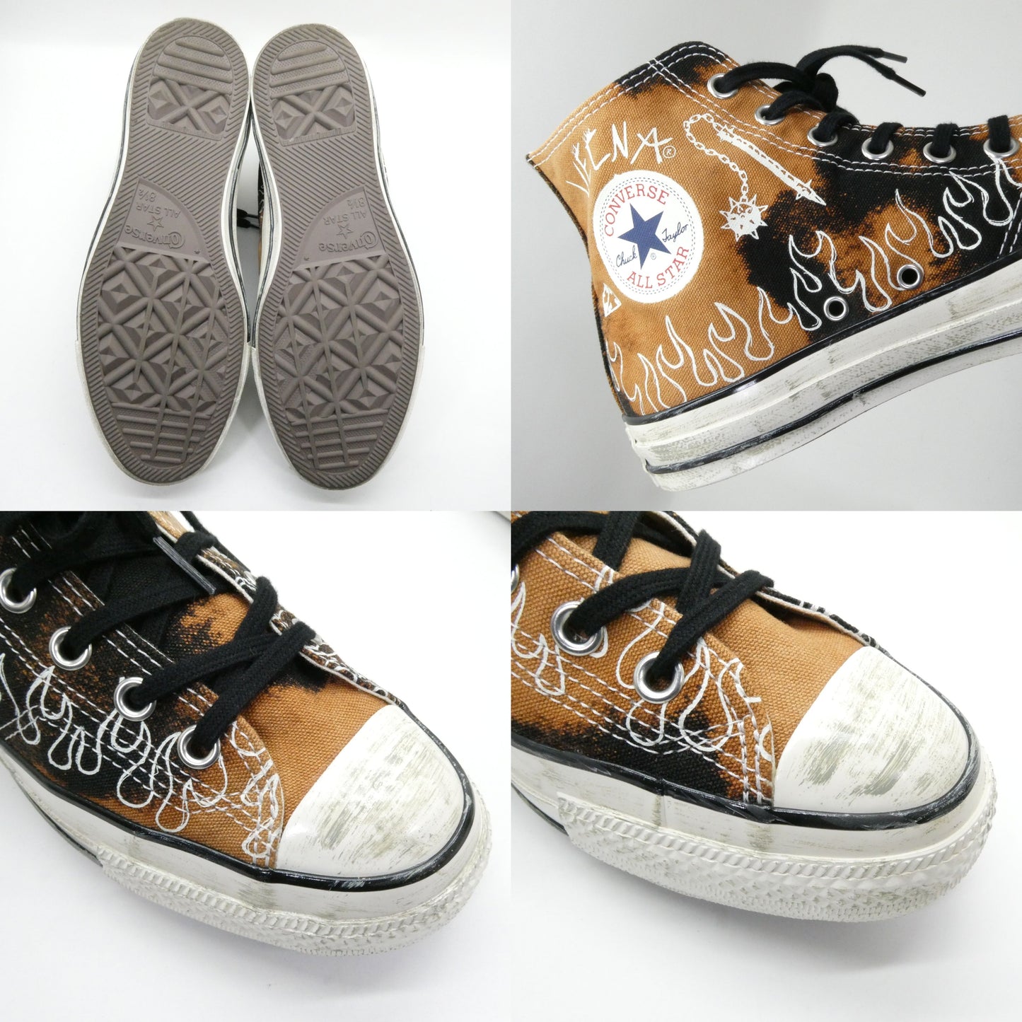 converse All Star Aged Stranger Things Hi Sneakers