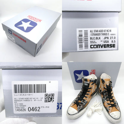 converse All Star Aged Stranger Things Hi Sneakers