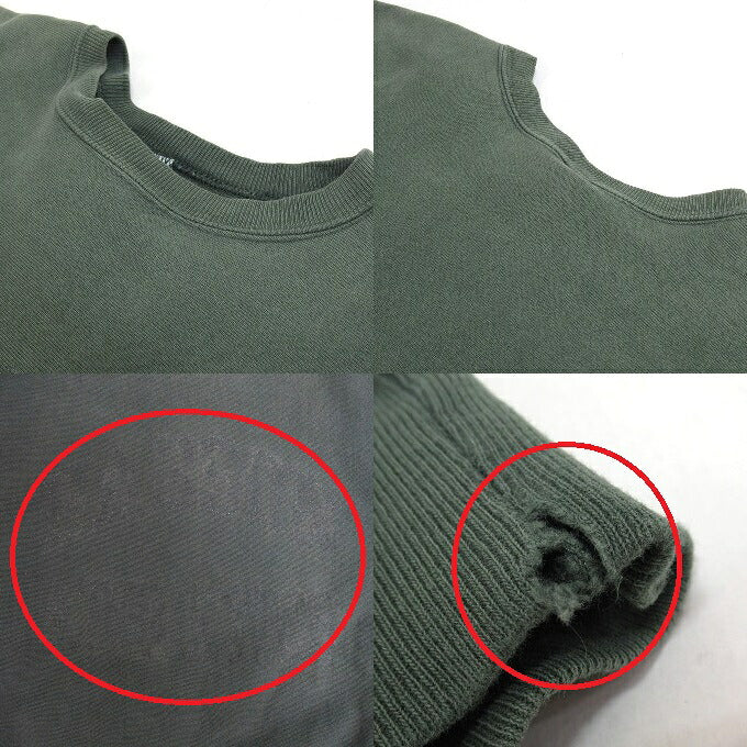 Champion 90s USA Made Reverse Weave Green Sweatshirt Size L
