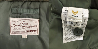 AVIREX N-2B Flight Jacket Khaki Size L