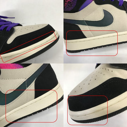 NIKE PSG Air Jordan Black/Purple Sneakers Size 28.0