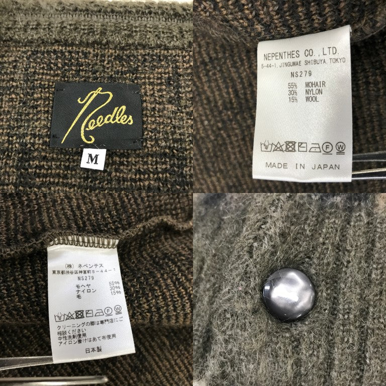 Needles Mohair Cardigan Brown Size M