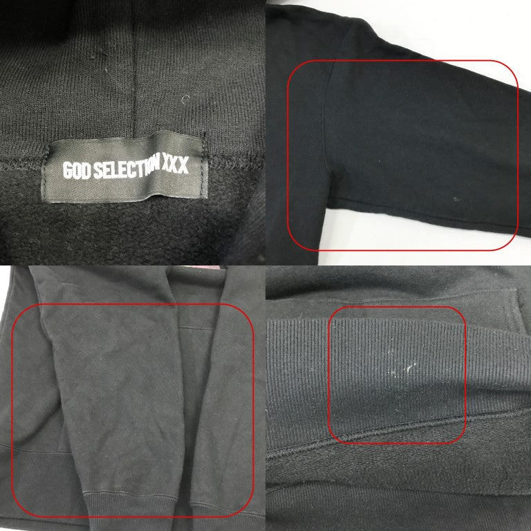 GOD SELECTION XXX THE DARK KNIGHT Hoodie Black Size XL