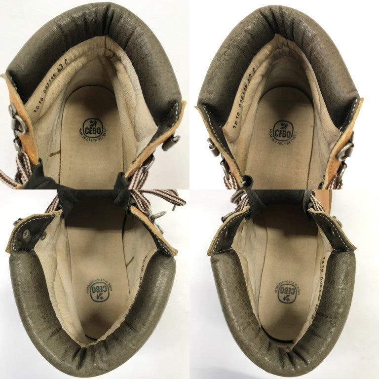 CEBO Cordovan Leather Climbing Boots Brown Size 43C