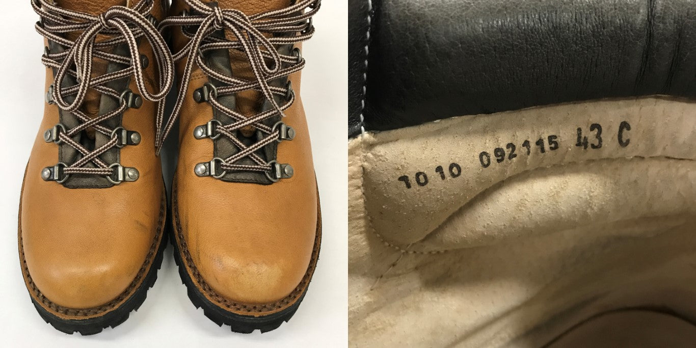 CEBO Cordovan Leather Climbing Boots Brown Size 43C