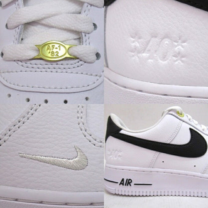 NIKE Air Force 1 '07 LV8 40th White/Black Sneakers Size 28cm