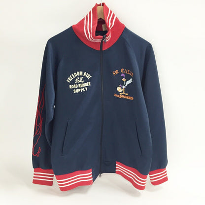 ROAD RUNNER Tailor Toyo Sukajan Jacket Navy Red
