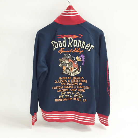 ROAD RUNNER Tailor Toyo Sukajan Jacket Navy Red