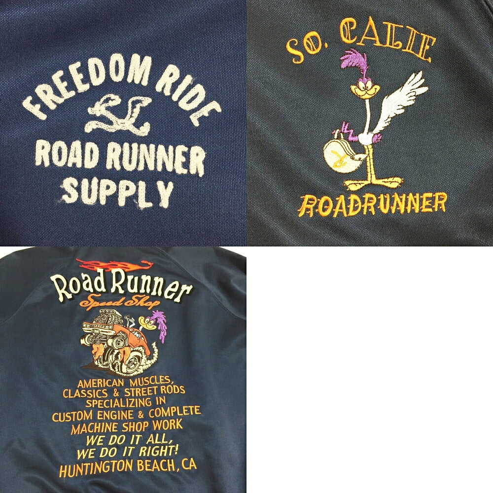 ROAD RUNNER Tailor Toyo Sukajan Jacket Navy Red