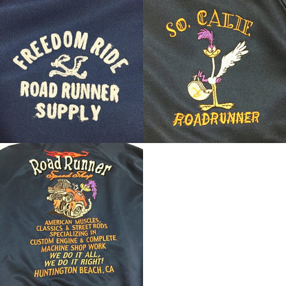 ROAD RUNNER Tailor Toyo Sukajan Jacket Navy Red
