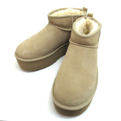 UGG Classic Ultra Mini Platform Boots Beige Size 27cm
