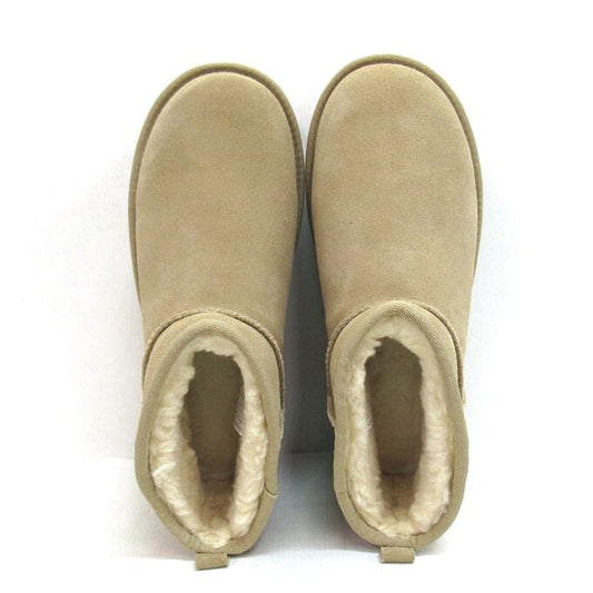 UGG Classic Ultra Mini Platform Boots Beige Size 27cm
