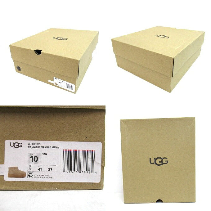 UGG Classic Ultra Mini Platform Boots Beige Size 27cm