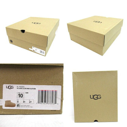 UGG Classic Ultra Mini Platform Boots Beige Size 27cm