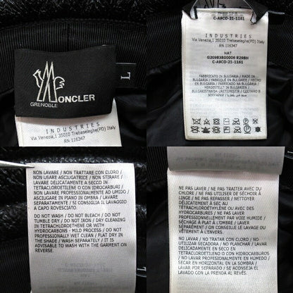MONCLER Grenoble Bucket Hat Black Size L