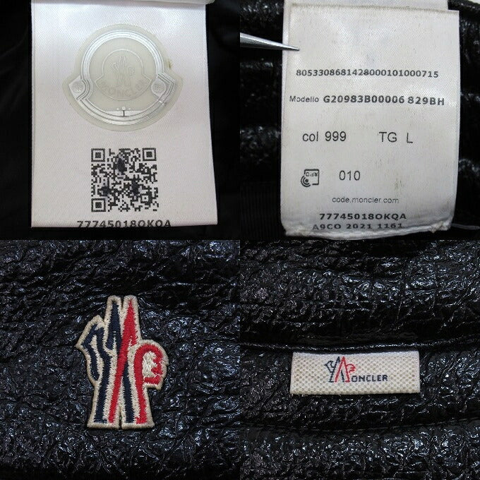 MONCLER Grenoble Bucket Hat Black Size L