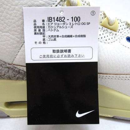 NIKE Air Jordan 3 Retro OG SP Exclusive Sneakers Size 28cm