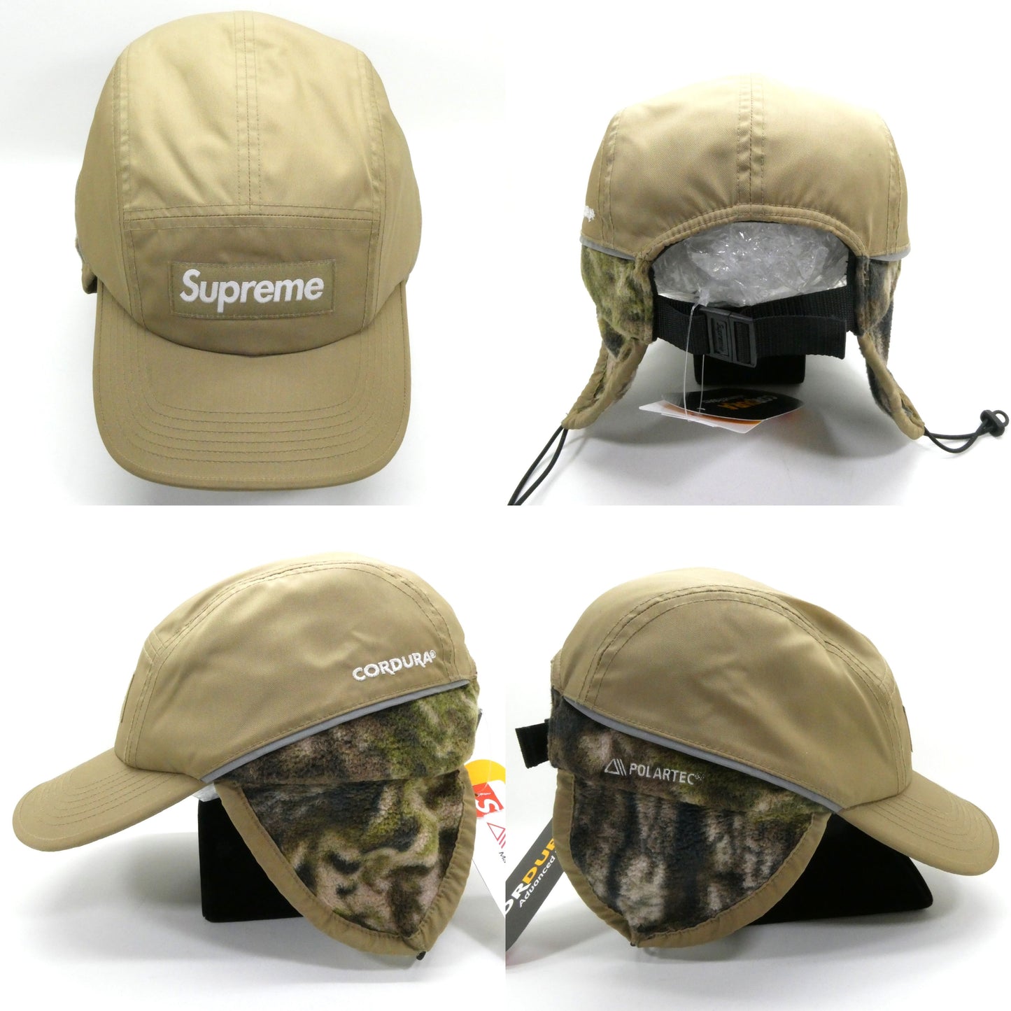 Supreme Polartec Earflap Box Logo Cap Camo Size ONE SIZE