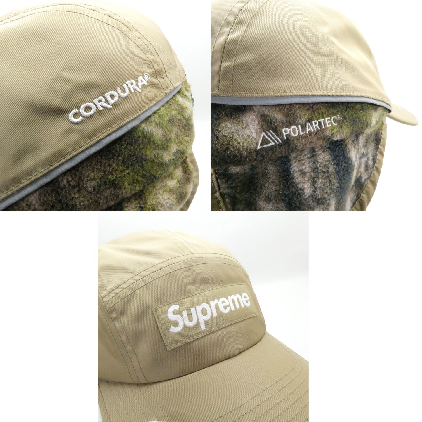 Supreme Polartec Earflap Box Logo Cap Camo Size ONE SIZE