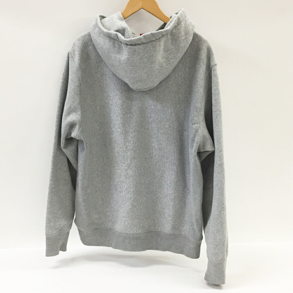 Supreme Cross Box Logo Hoodie Gray Size L