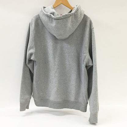 Supreme Cross Box Logo Hoodie Gray Size L