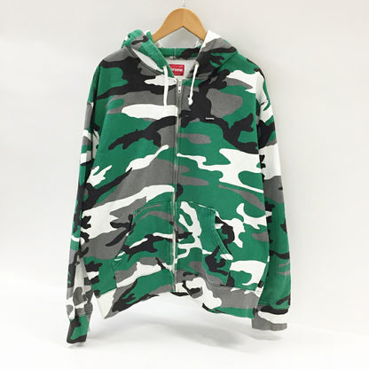 Supreme Small Box Zip Up Camo Hoodie Size M